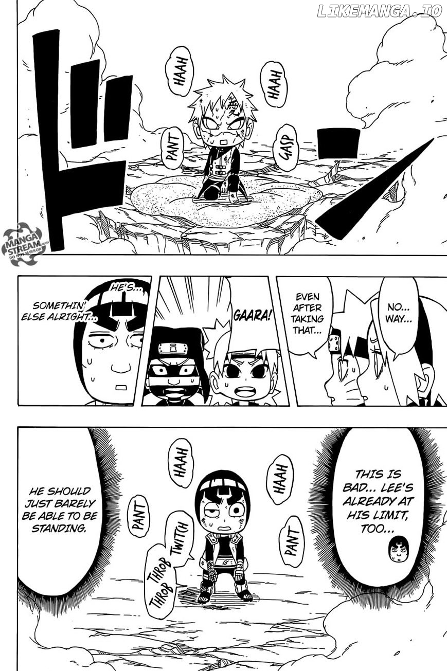 Rock Lee No Seishun Full-Power Ninden chapter 39 - page 32