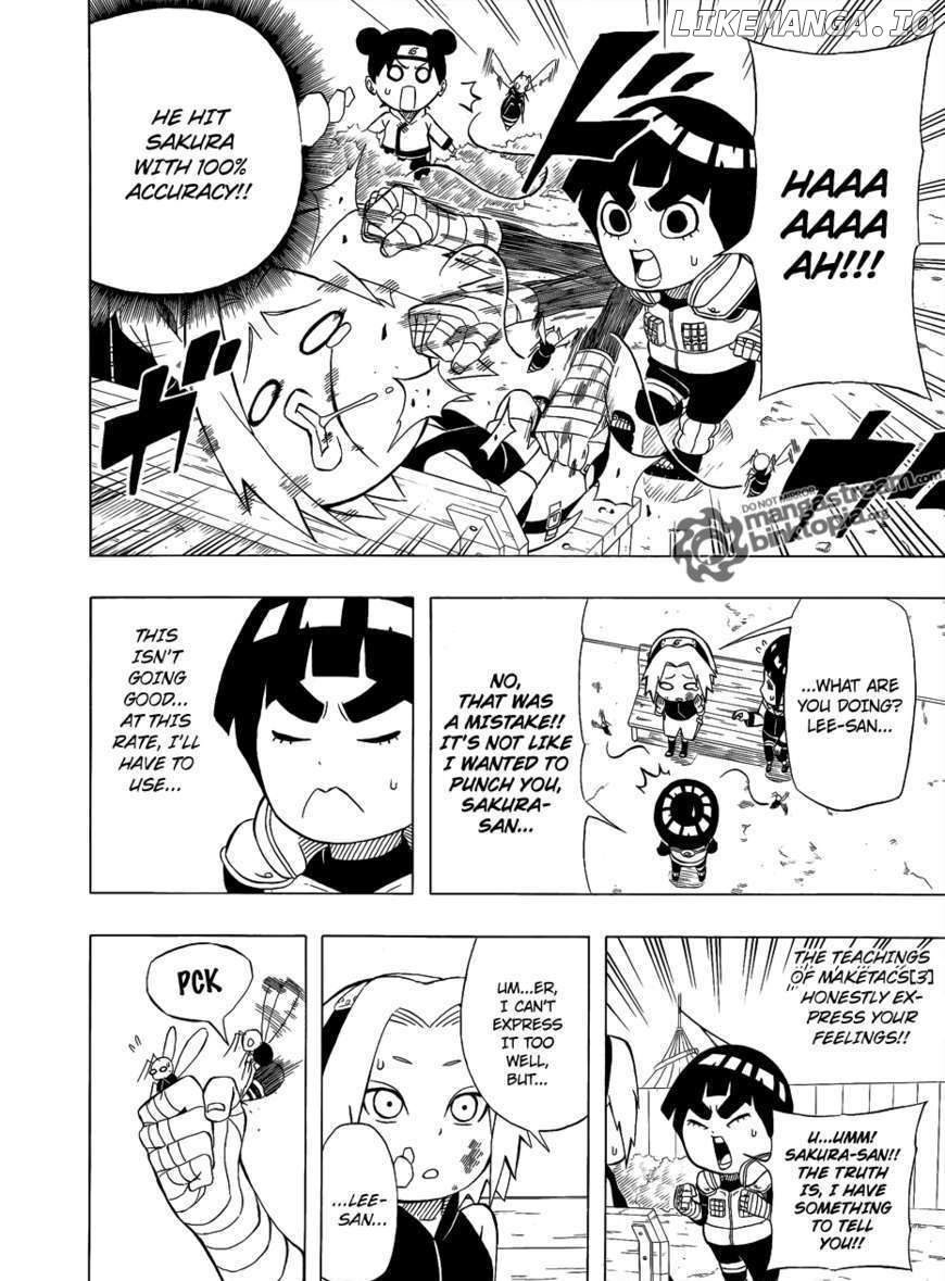 Rock Lee No Seishun Full-Power Ninden chapter 2 - page 8