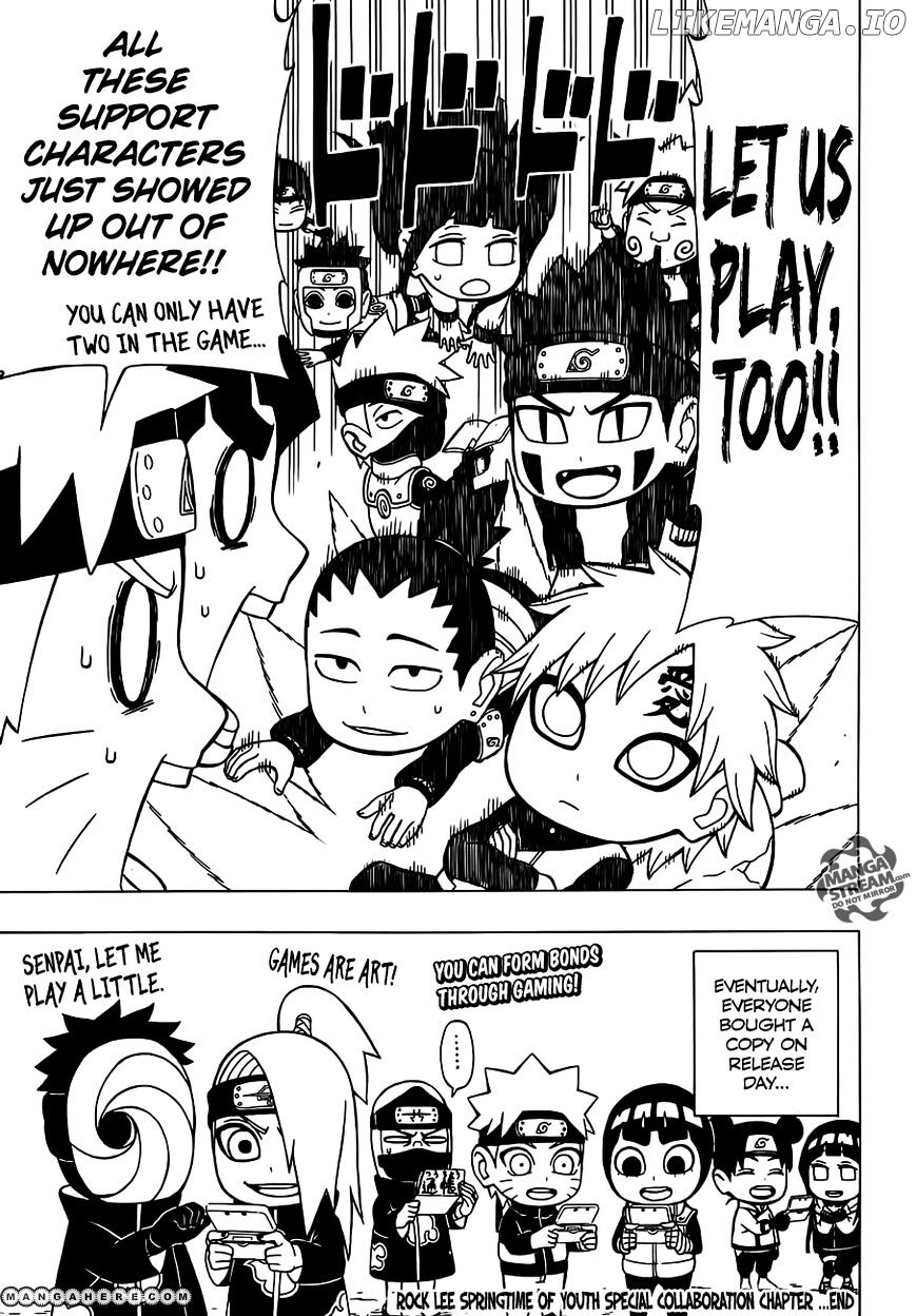 Rock Lee No Seishun Full-Power Ninden chapter 19.5 - page 12