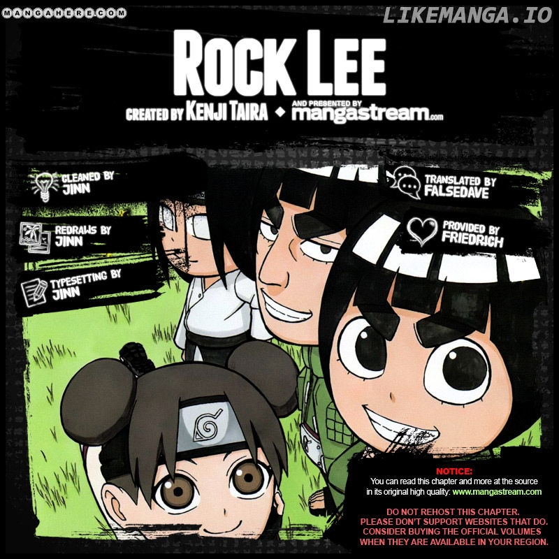 Rock Lee No Seishun Full-Power Ninden chapter 19.5 - page 2