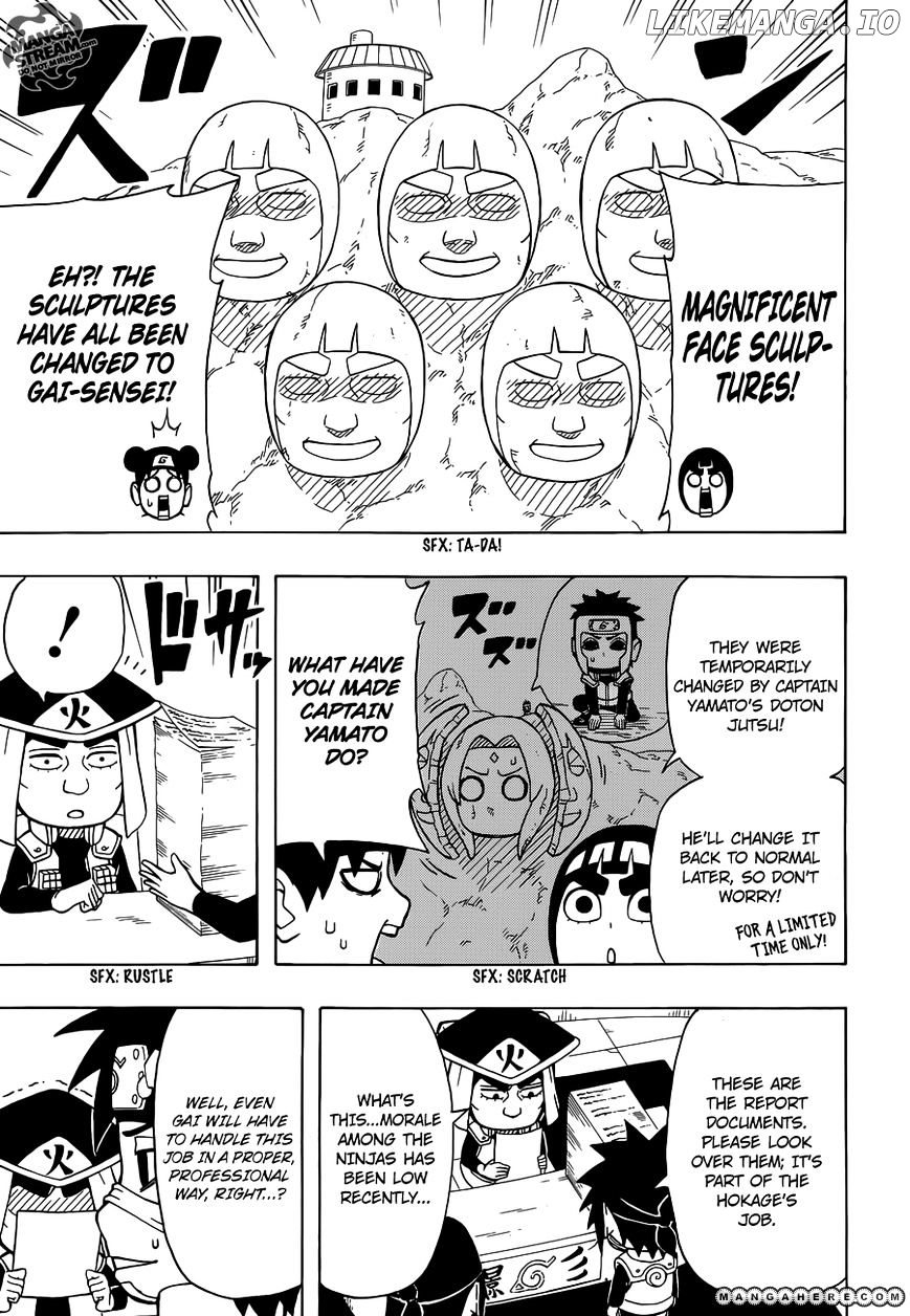 Rock Lee No Seishun Full-Power Ninden chapter 17 - page 6
