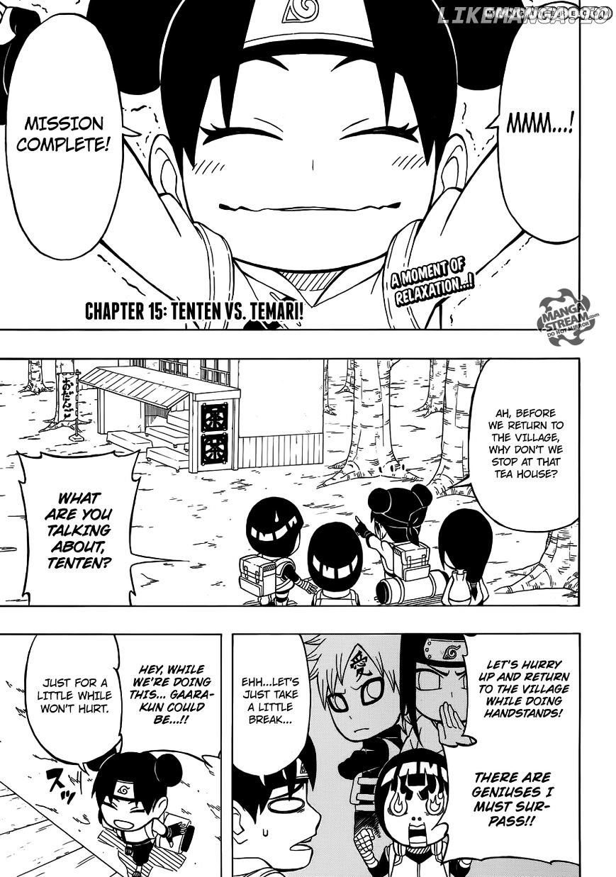 Rock Lee No Seishun Full-Power Ninden chapter 15 - page 3