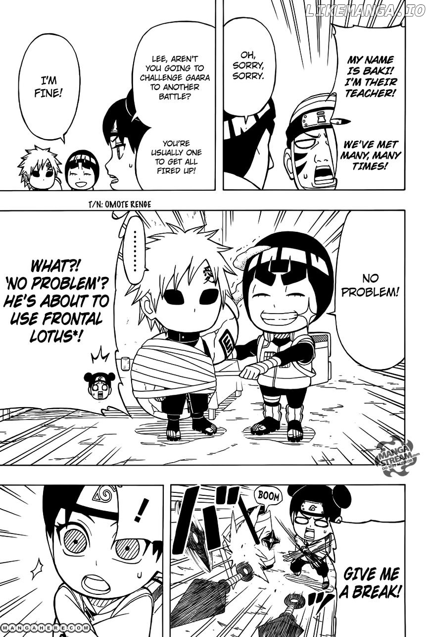 Rock Lee No Seishun Full-Power Ninden chapter 15 - page 5