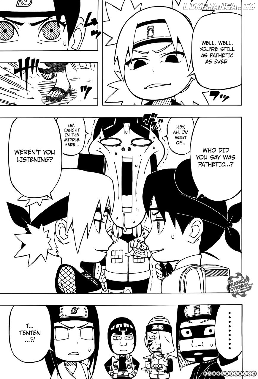 Rock Lee No Seishun Full-Power Ninden chapter 15 - page 7