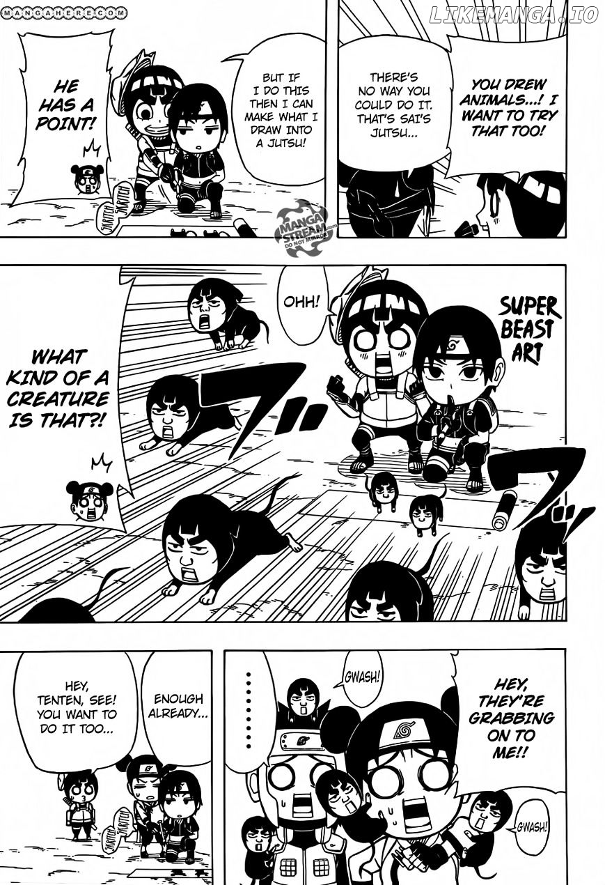 Rock Lee No Seishun Full-Power Ninden chapter 13 - page 16