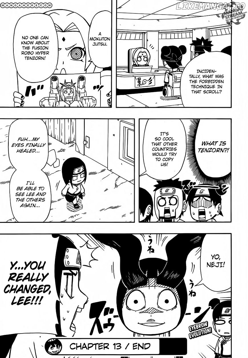 Rock Lee No Seishun Full-Power Ninden chapter 13 - page 29