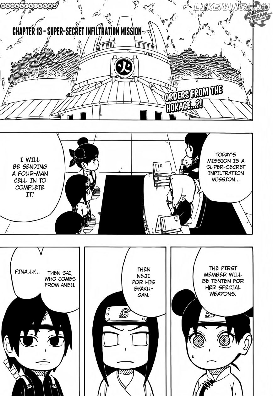 Rock Lee No Seishun Full-Power Ninden chapter 13 - page 4