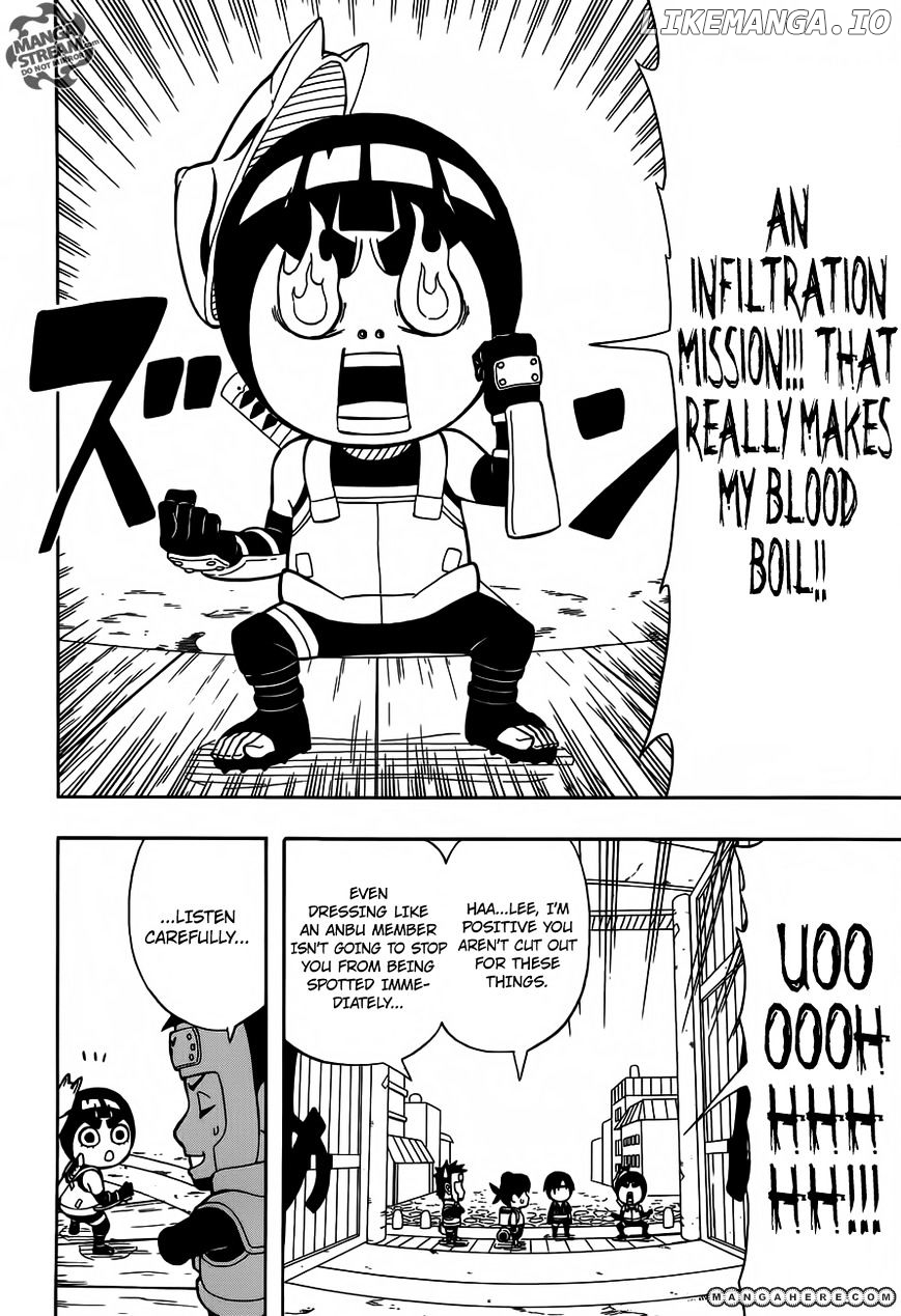 Rock Lee No Seishun Full-Power Ninden chapter 13 - page 7