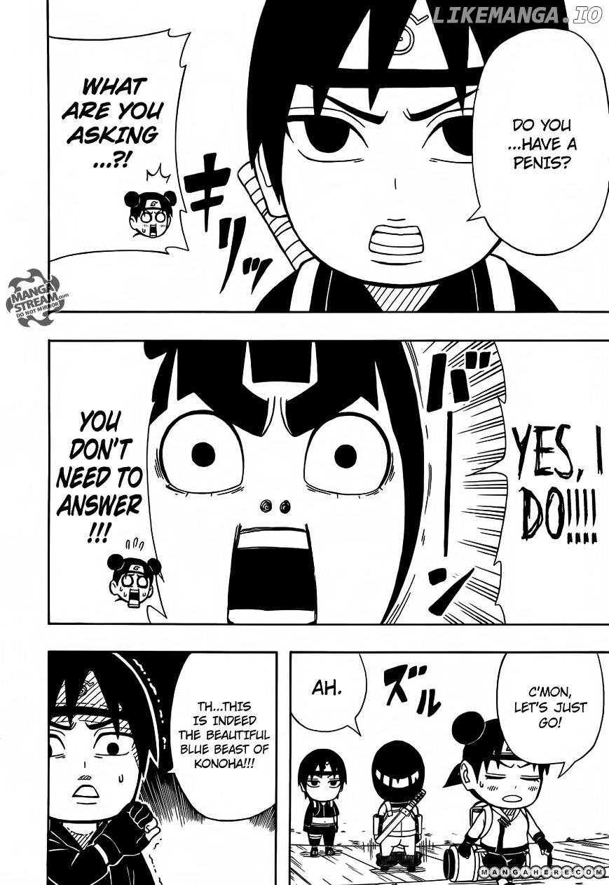 Rock Lee No Seishun Full-Power Ninden chapter 13 - page 9