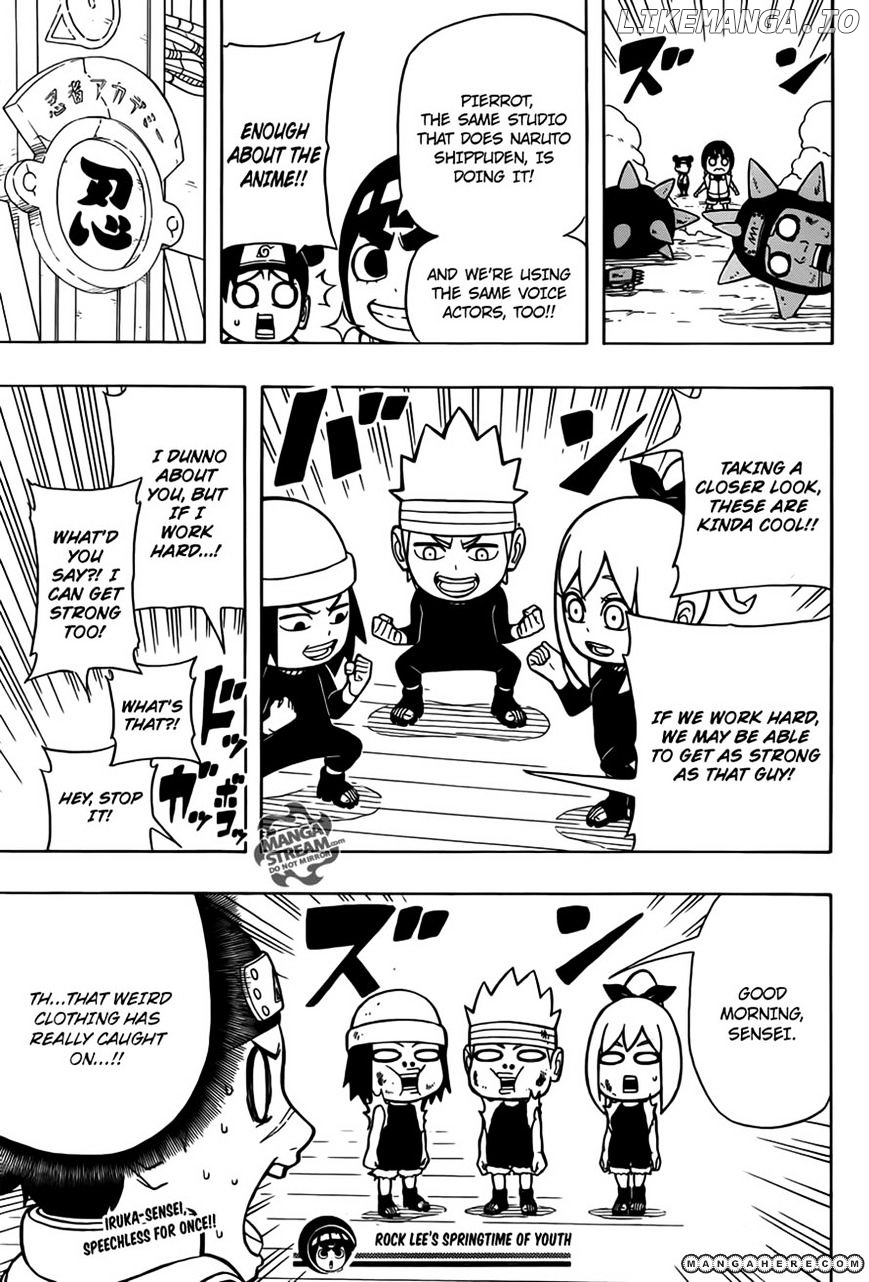 Rock Lee No Seishun Full-Power Ninden chapter 10.5 - page 16