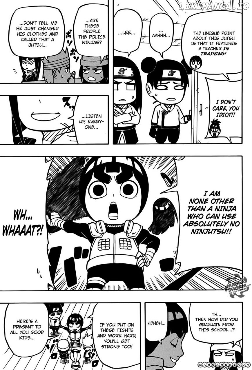 Rock Lee No Seishun Full-Power Ninden chapter 10.5 - page 4