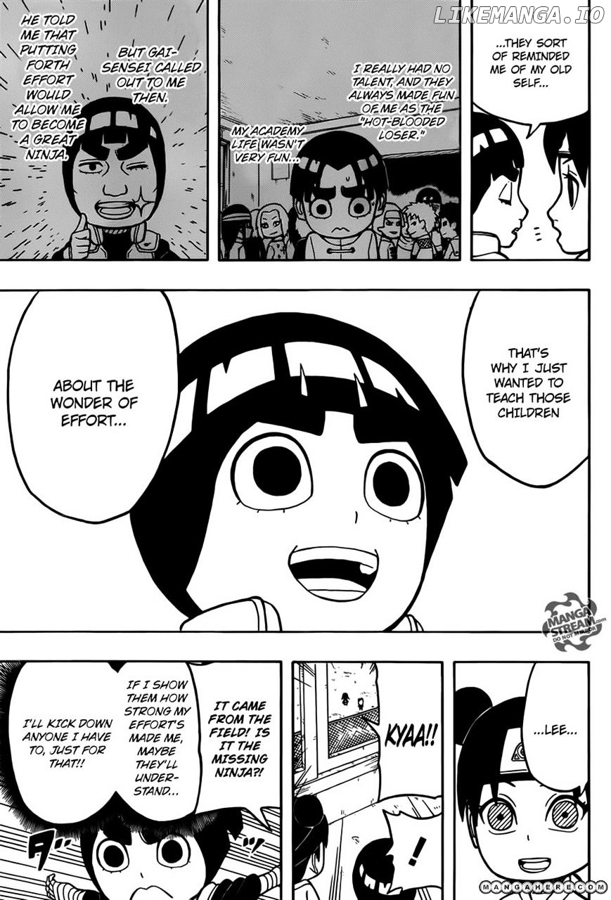 Rock Lee No Seishun Full-Power Ninden chapter 10.5 - page 6