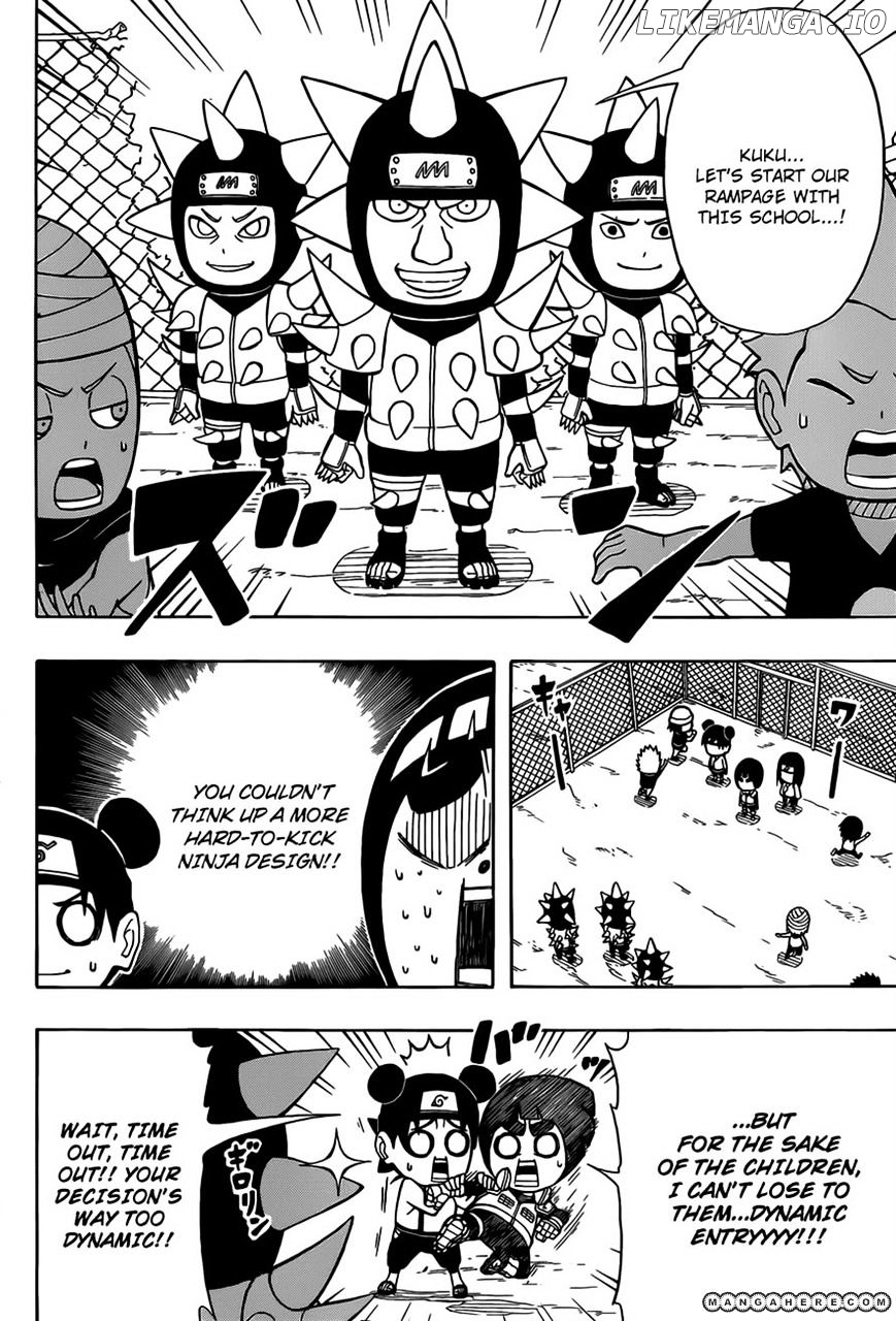 Rock Lee No Seishun Full-Power Ninden chapter 10.5 - page 7