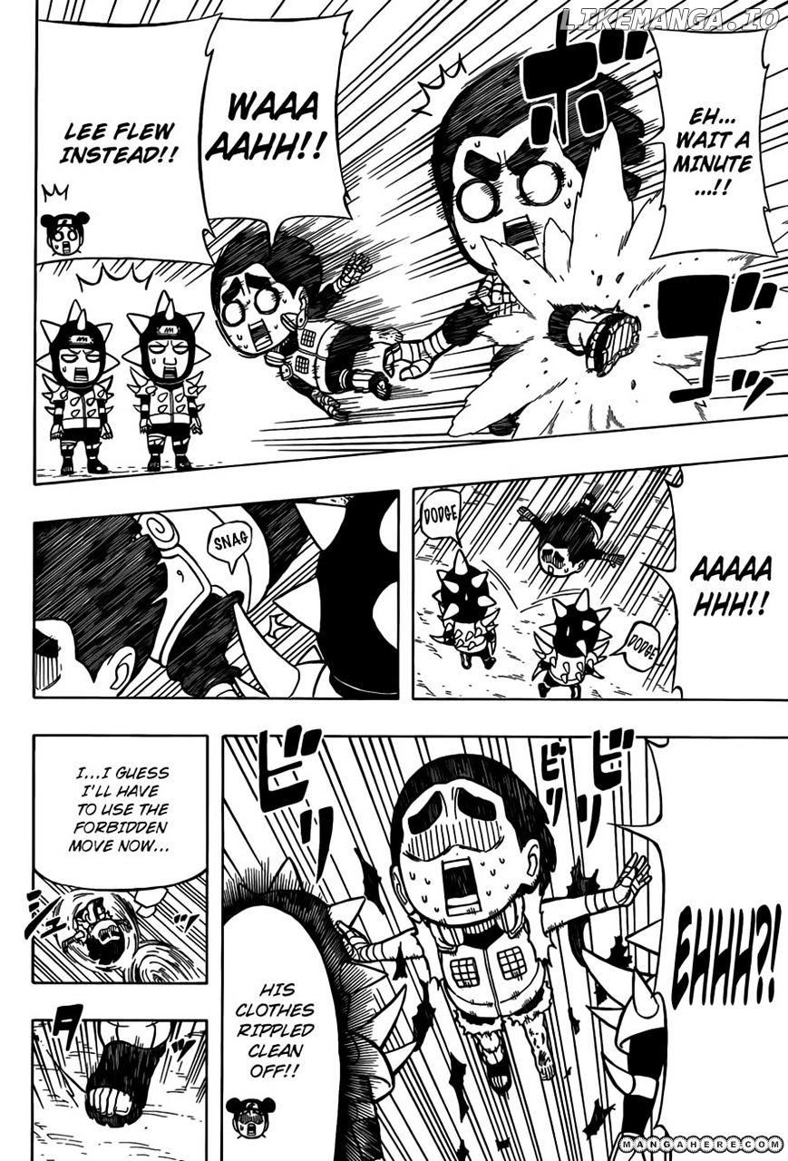 Rock Lee No Seishun Full-Power Ninden chapter 10.5 - page 9
