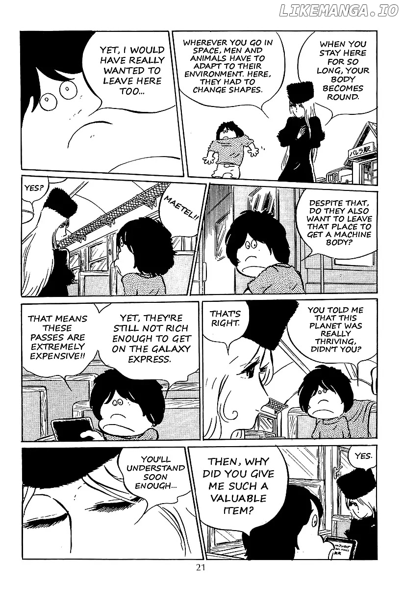 Ginga Tetsudou 999 chapter 13 - page 21