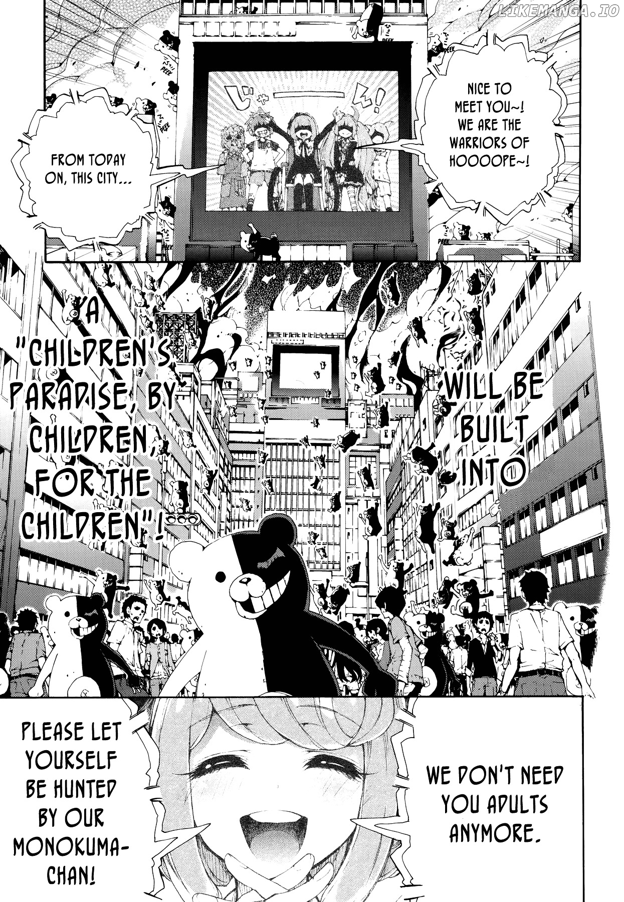 Zettai Zetsubou Shoujo - Danganronpa Another Episode - Genocider Mode chapter 1 - page 9