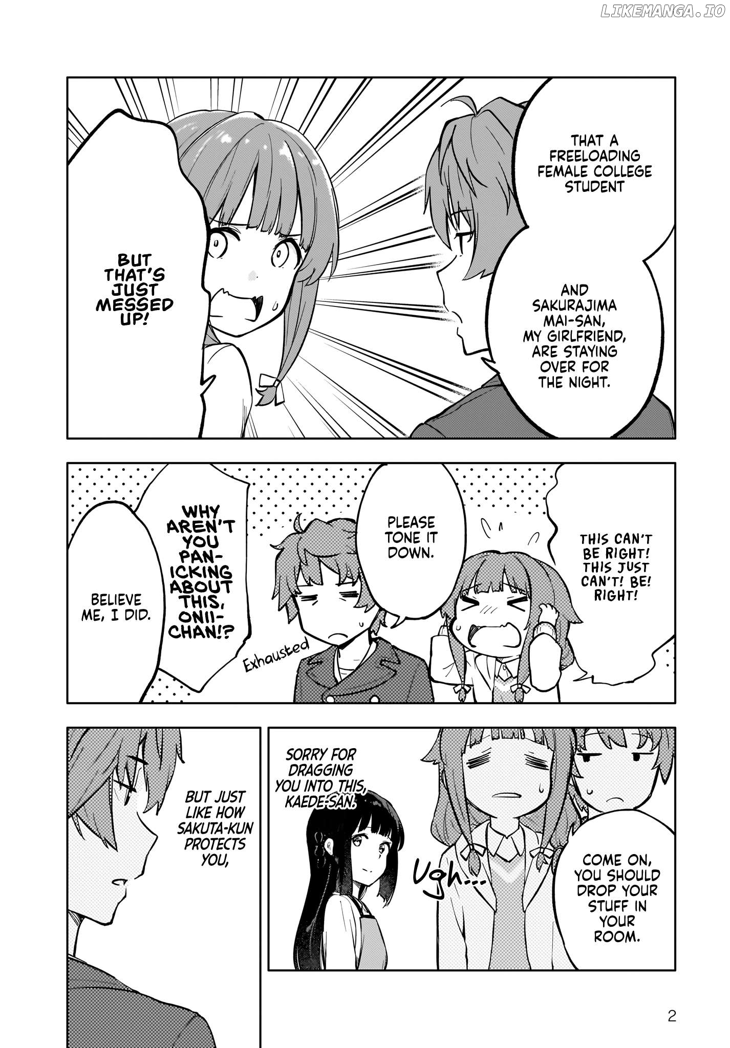 Seishun Buta Yarou Wa Yumemiru Shoujo No Yume Wo Minai Chapter 9 - page 2