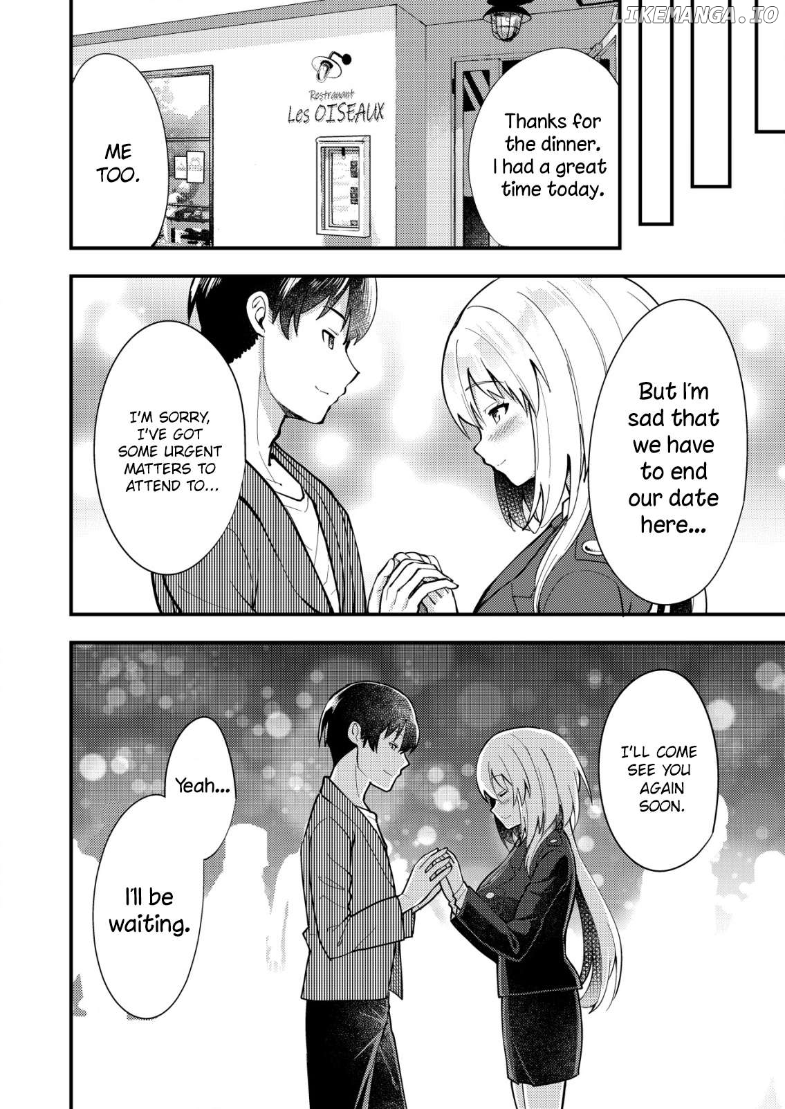 Sagishi to Keisatsukan no Rennai Kyori Chapter 6 - page 14