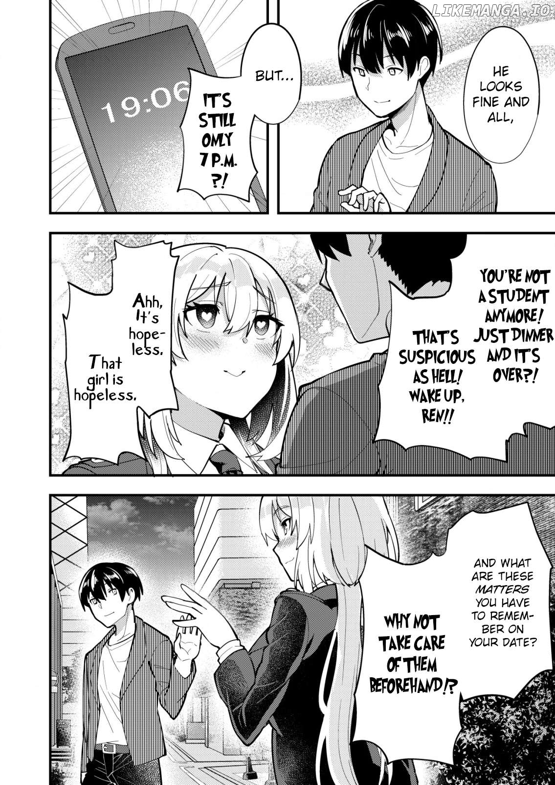 Sagishi to Keisatsukan no Rennai Kyori Chapter 6 - page 16