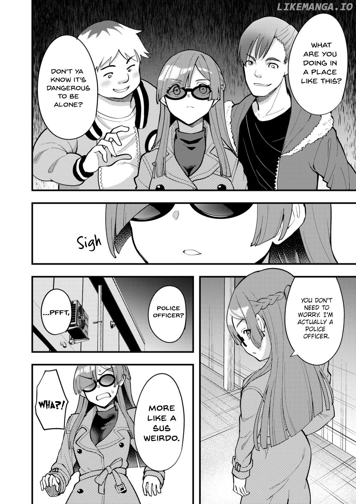 Sagishi to Keisatsukan no Rennai Kyori Chapter 6 - page 20