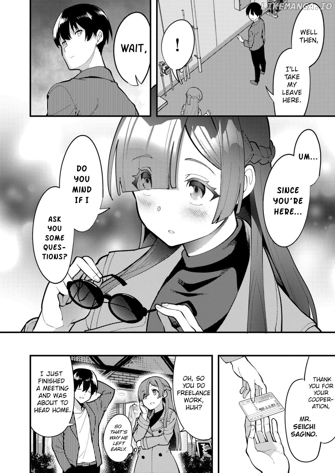 Sagishi to Keisatsukan no Rennai Kyori Chapter 6 - page 24