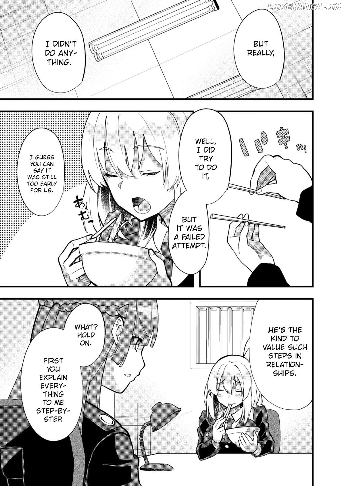 Sagishi to Keisatsukan no Rennai Kyori Chapter 6 - page 3