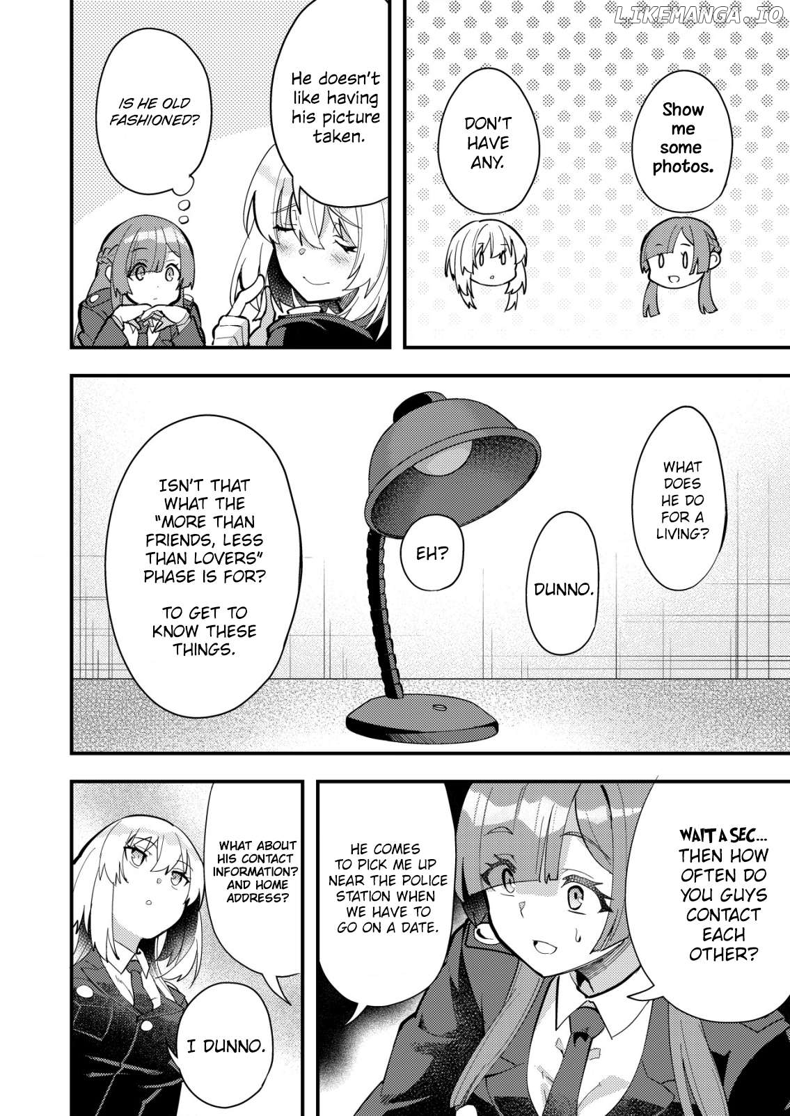 Sagishi to Keisatsukan no Rennai Kyori Chapter 6 - page 8