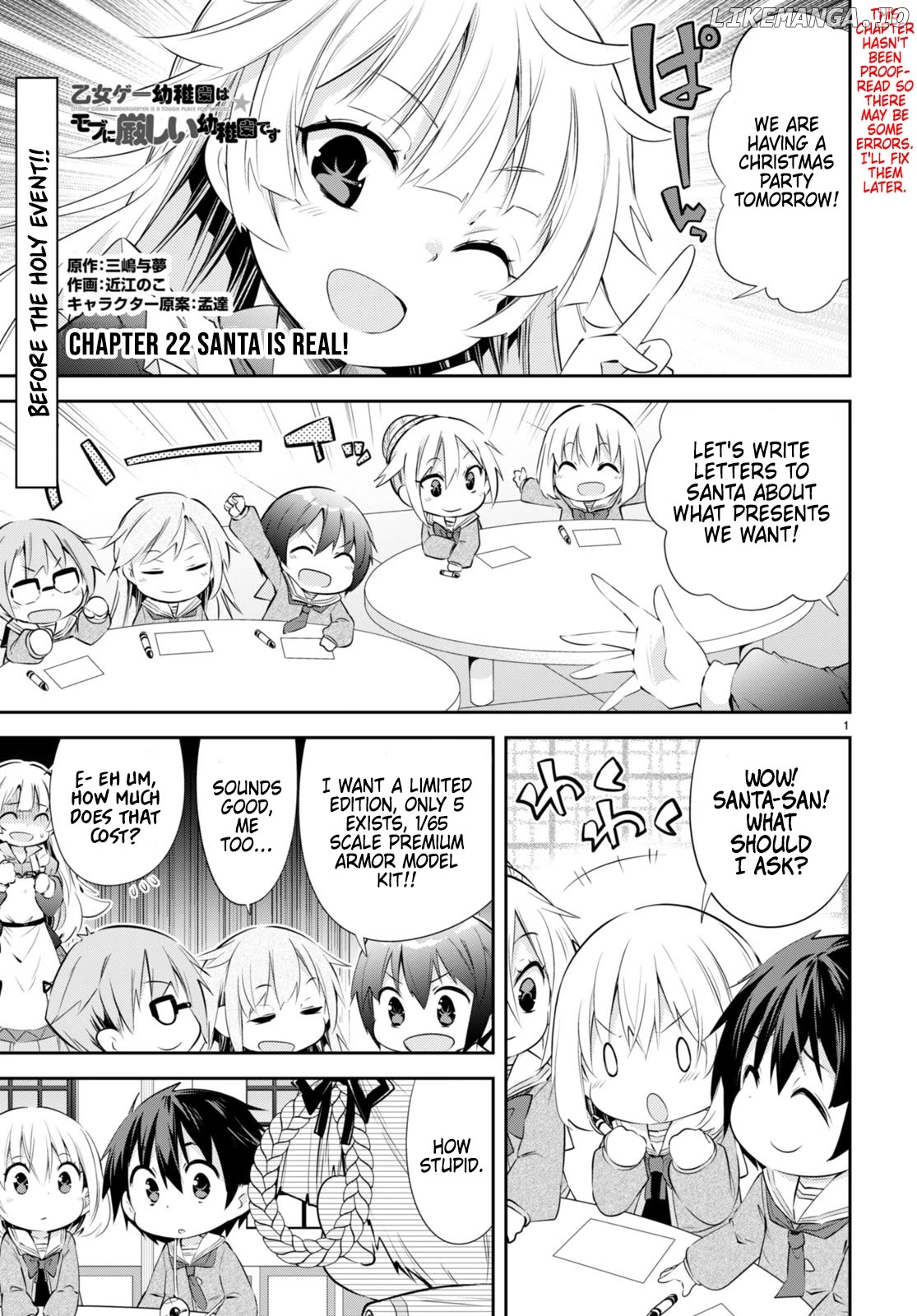 The World Of Otome Games Kindergarten Is Tough For Mobs Chapter 22 - page 1