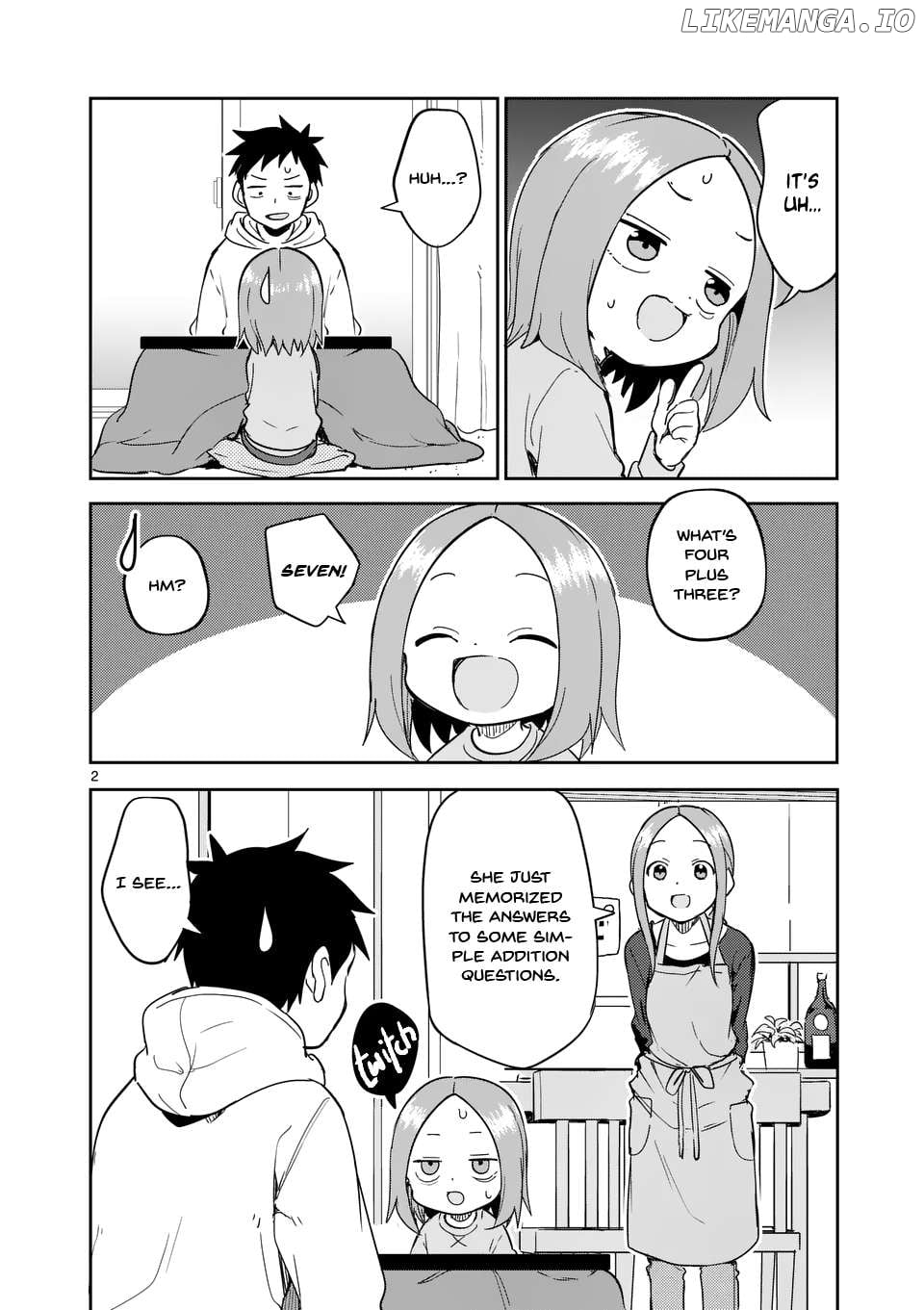 Karakai Jouzu no (Moto) Takagi-san Chapter 305 - page 2