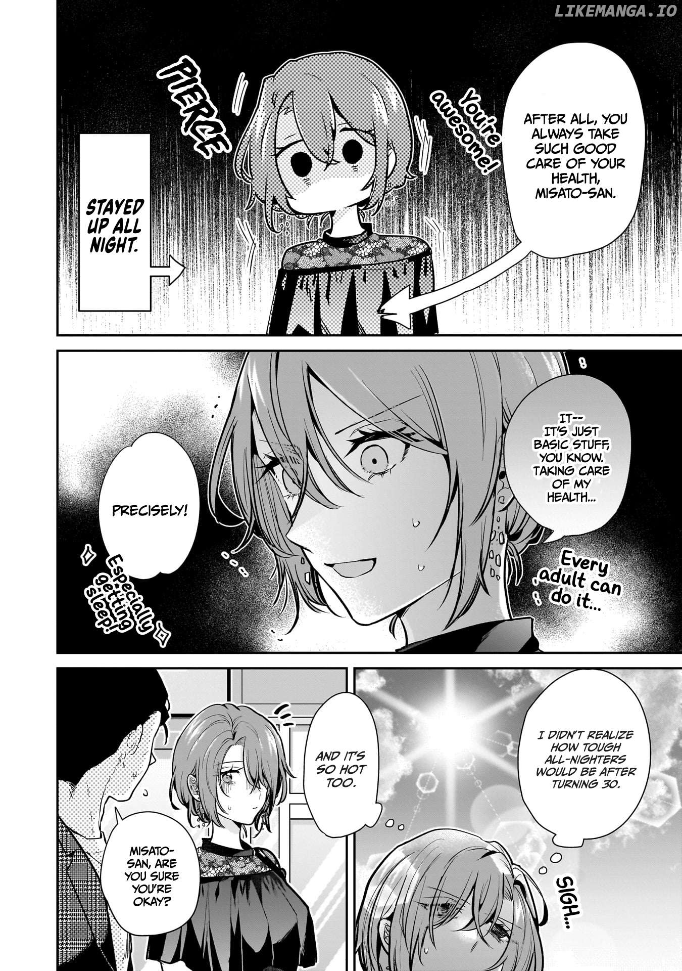 Misato-San Is A Bit Cold Towards Her Boss Who Pampers Chapter 16 - page 12