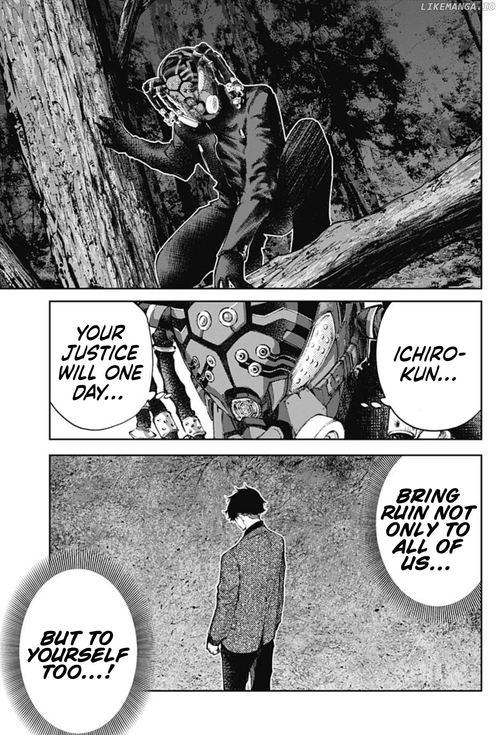 There is no true peace in this world -Shin Kamen Rider SHOCKER SIDE- Chapter 42 - page 13