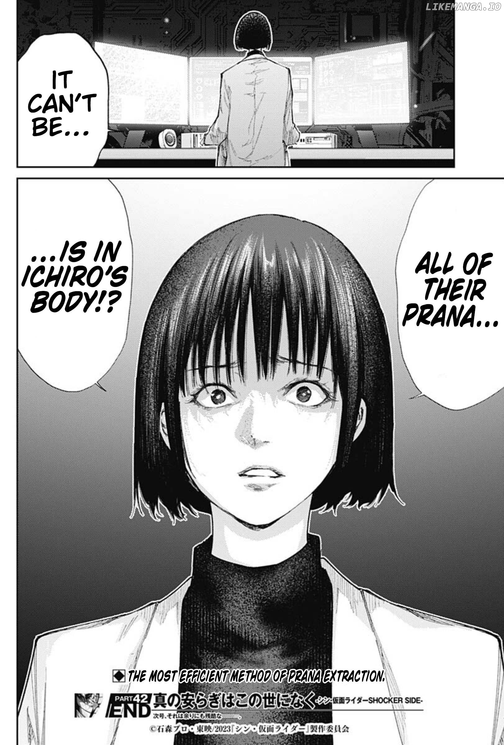 There is no true peace in this world -Shin Kamen Rider SHOCKER SIDE- Chapter 42 - page 18