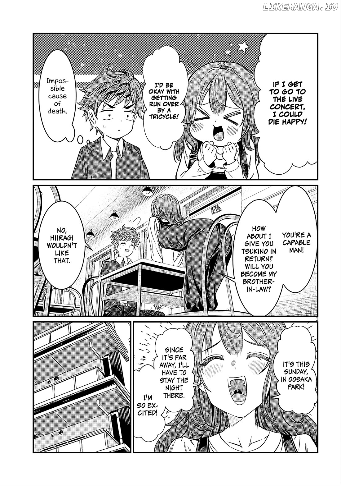 Kimi wa Yakamashi Tojite yo Kuchi wo! Chapter 41 - page 3