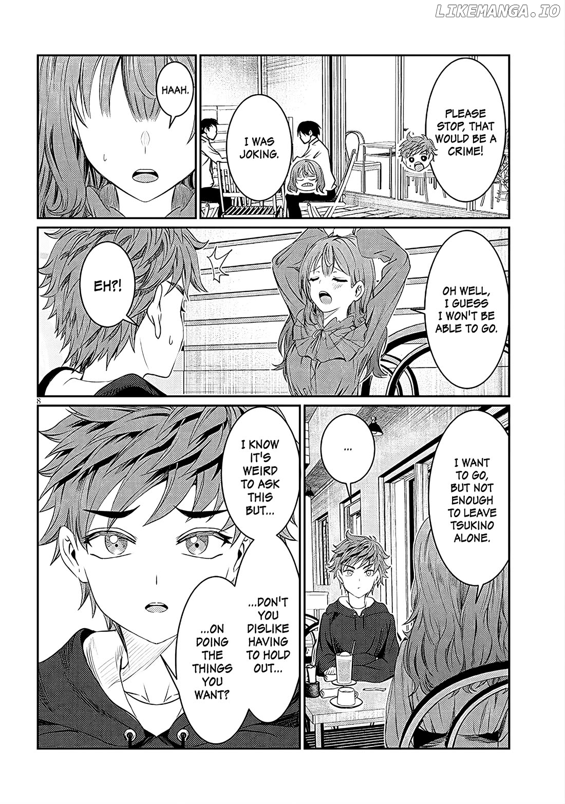 Kimi wa Yakamashi Tojite yo Kuchi wo! Chapter 41 - page 8