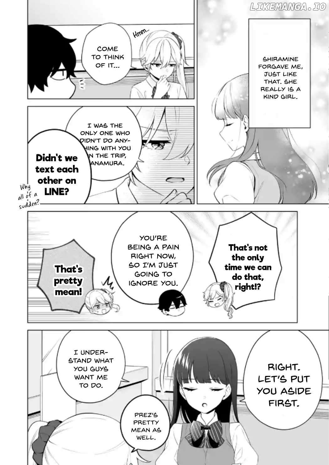 Please Leave Me Alone (For Some Reason, She Wants to Change a Lone Wolf's Helpless High School Life.) Chapter 21 - page 24