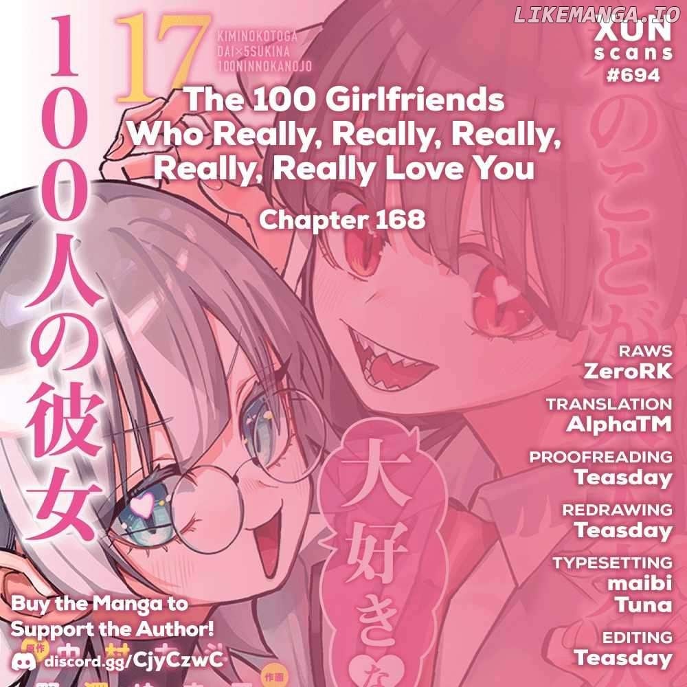 The 100 Girlfriends Who Really, Really, Really, Really, Really Love You Chapter 168 - page 1