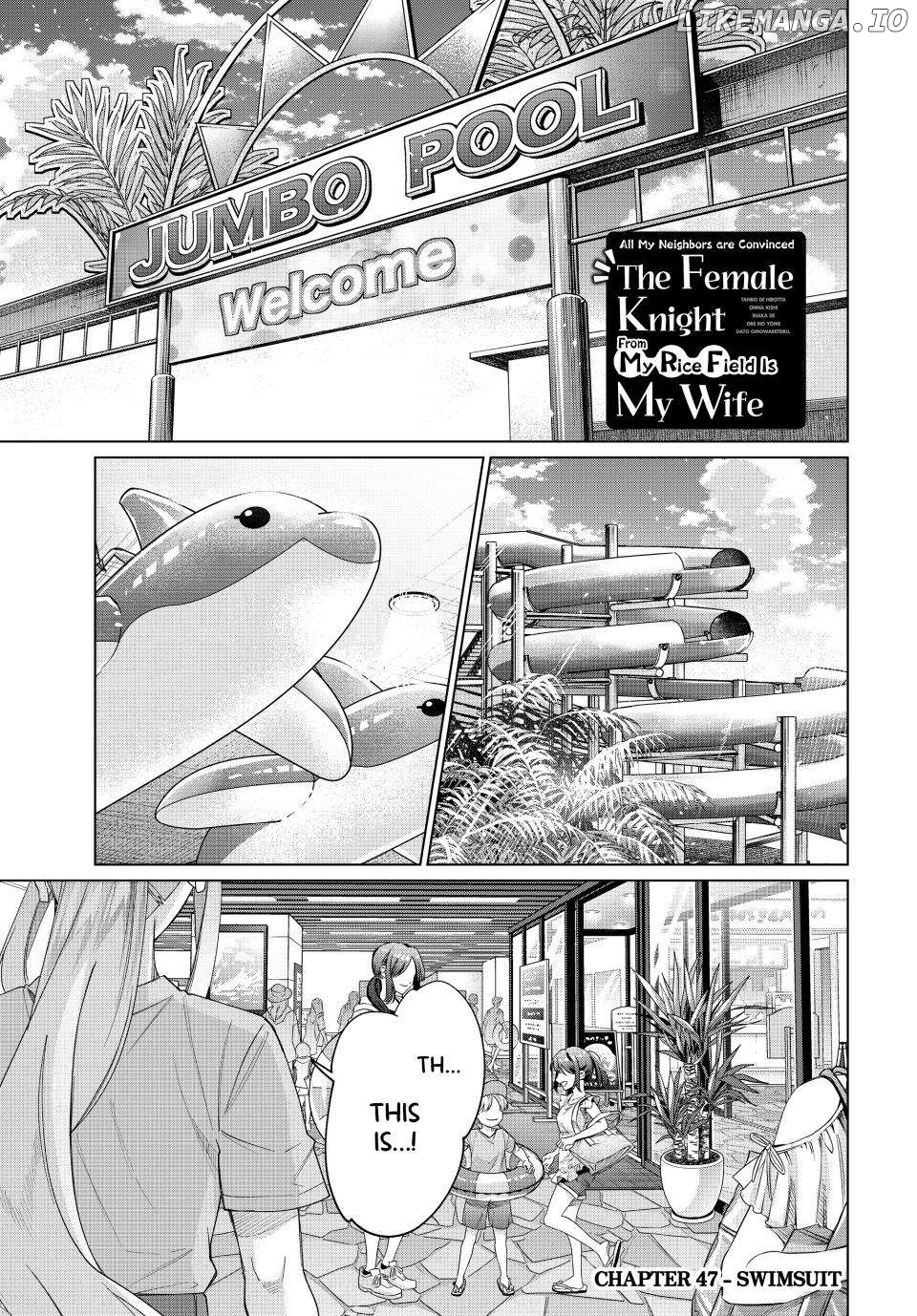 All My Neighbors are Convinced the Female Knight from My Rice Field Is My Wife Chapter 47 - page 1