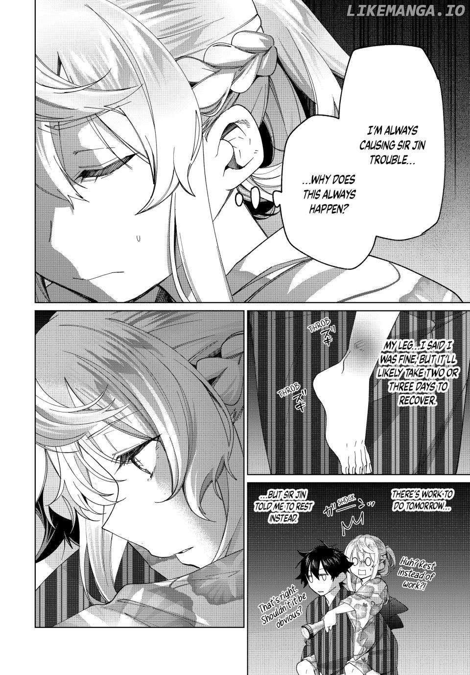 All My Neighbors are Convinced the Female Knight from My Rice Field Is My Wife Chapter 38 - page 10