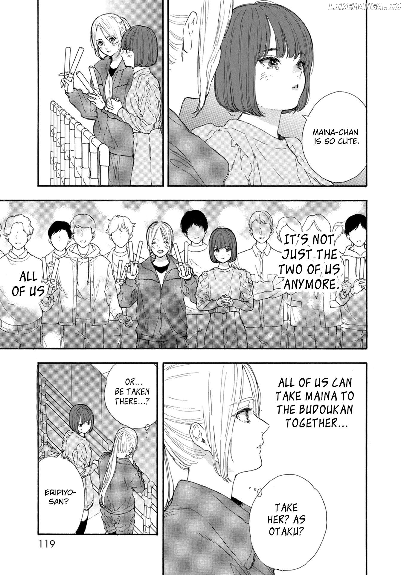 Oshi Ga Budoukan Ittekuretara Shinu Chapter 52 - page 9