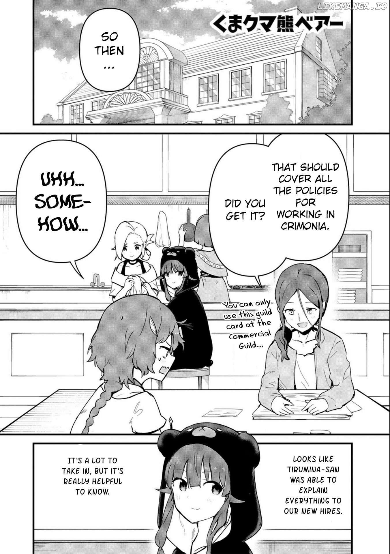 Kuma Kuma Kuma Bear Chapter 98 - page 1