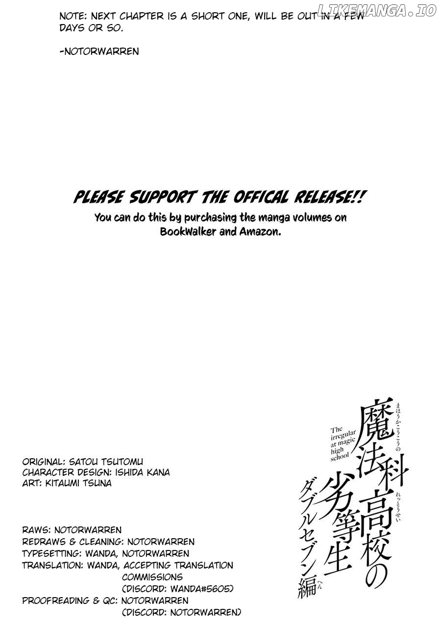 Mahouka Koukou No Rettousei – Double Seven Hen Chapter 20 - page 16