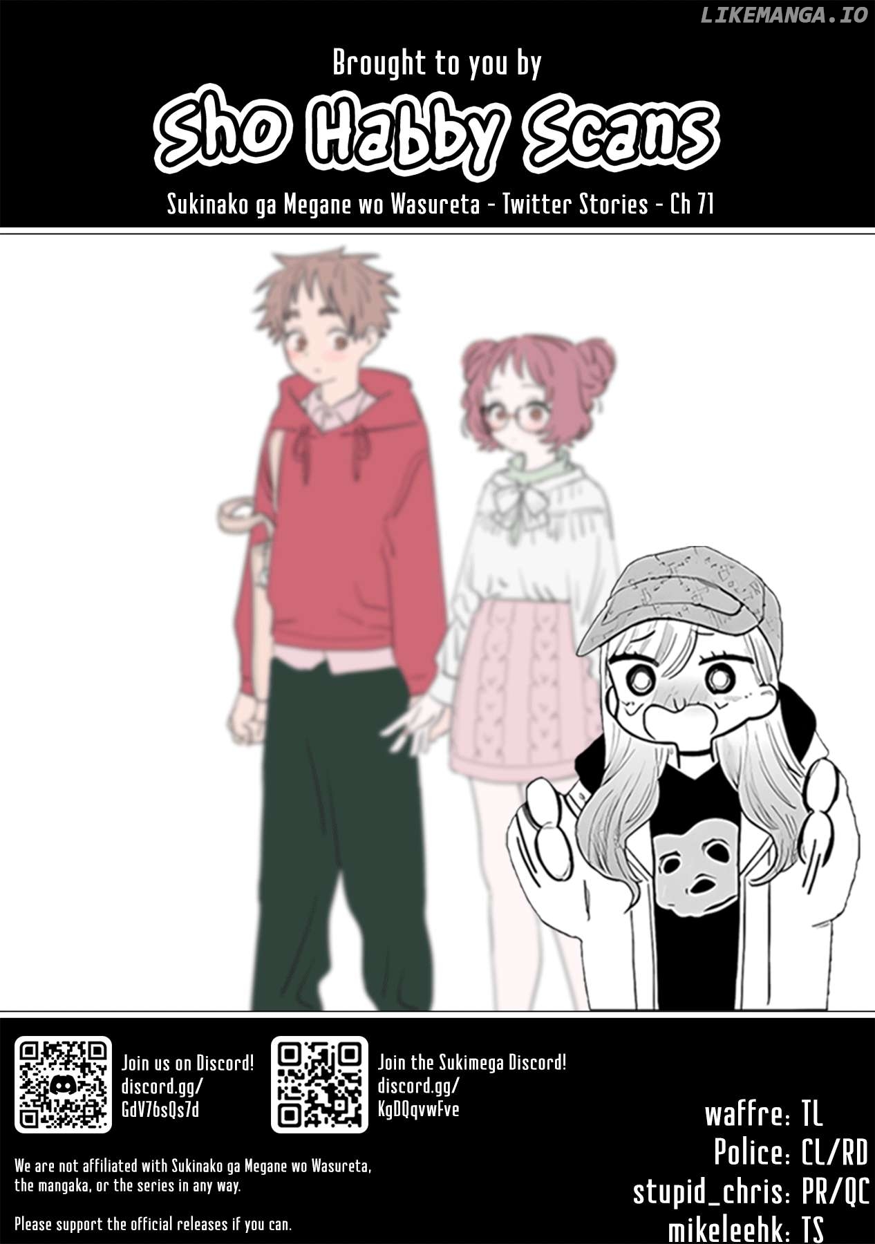 Sukinako Ga Megane Wo Wasureta - Twitter Side Stories Chapter 71 - page 3