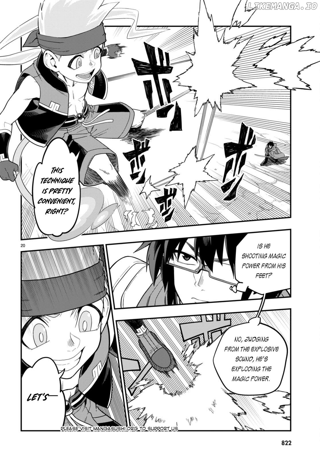 Konjiki no Moji Tsukai - Yuusha Yonin ni Makikomareta Unique Cheat Chapter 105 - page 21