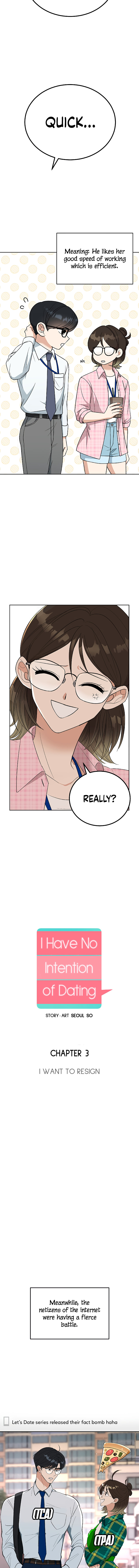 I Have No Intention of Dating Chapter 3 - page 3