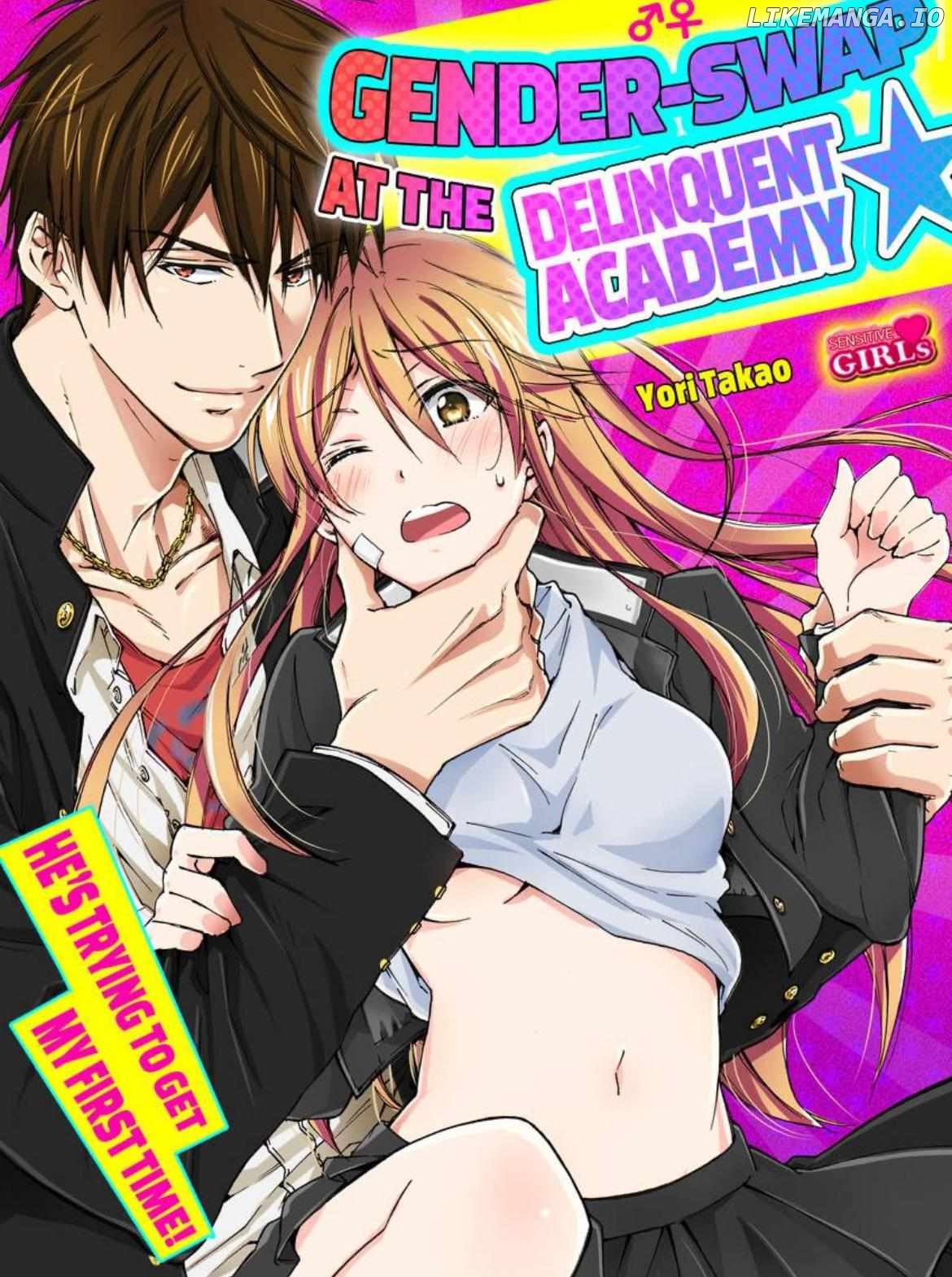 Nyotaika Yankee Gakuen ☆ Ore no Hajimete, Nerawaretemasu. Chapter 54 - page 1