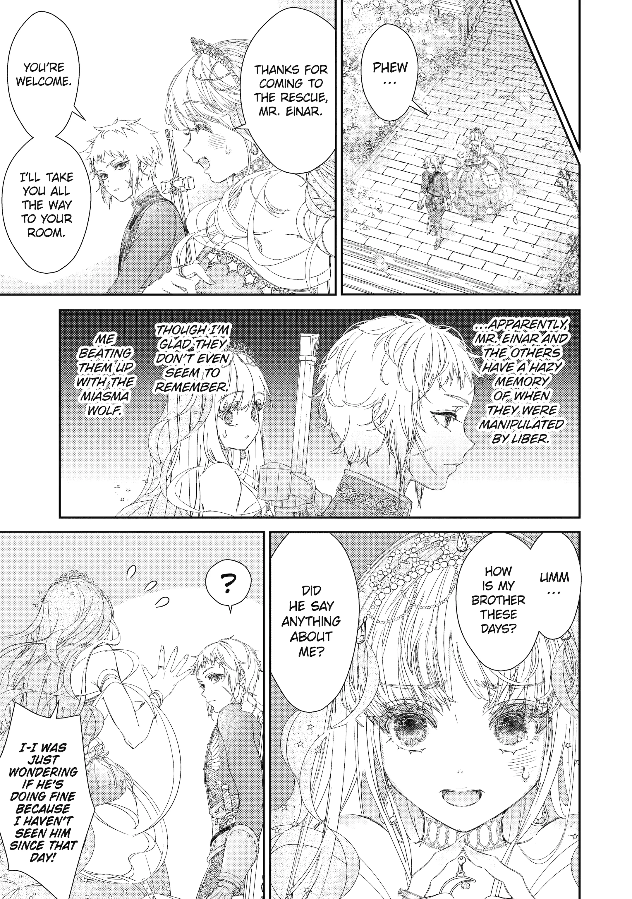 The Newbie Princess Doesn't Want a Game Over! Survive Through the Power of Simping Chapter 7.1 - page 9
