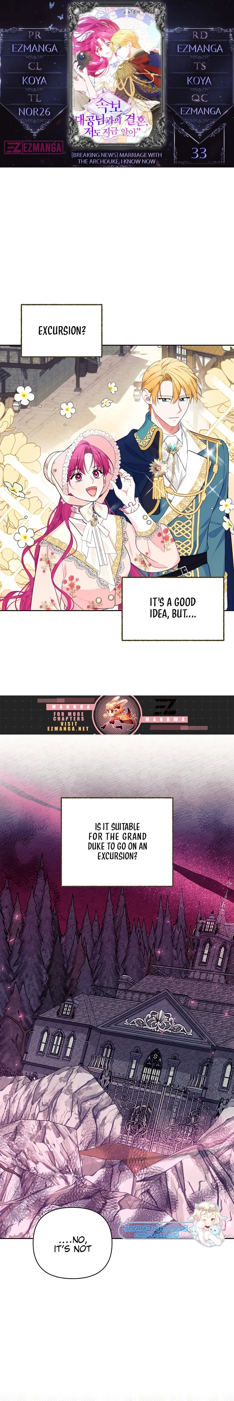 Marriage with the Archduke, I Know Now Chapter 33 - page 1