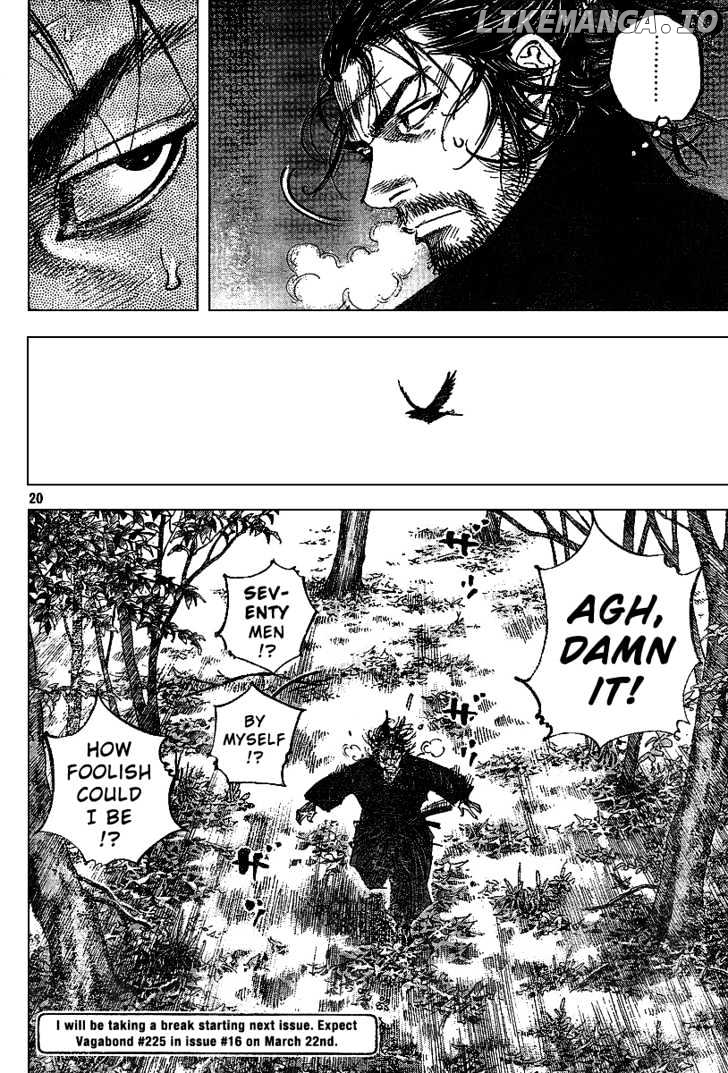 Vagabond - Manga Chapter 224 - page 20
