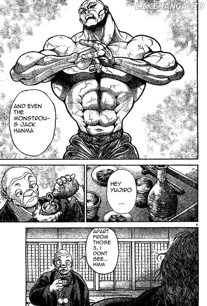 Hanma Baki Chapter 154 - page 9