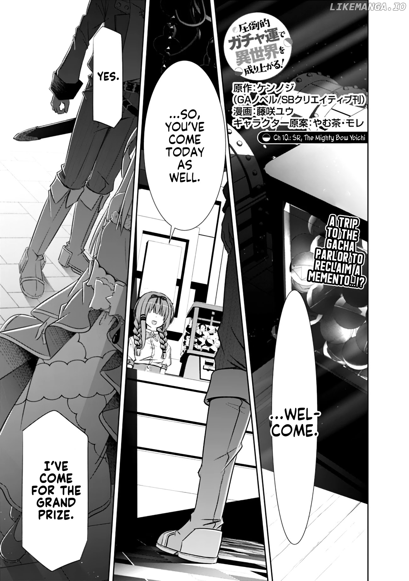 Attouteki Gacha Un De Isekai O Nariagaru! chapter 10 - page 2